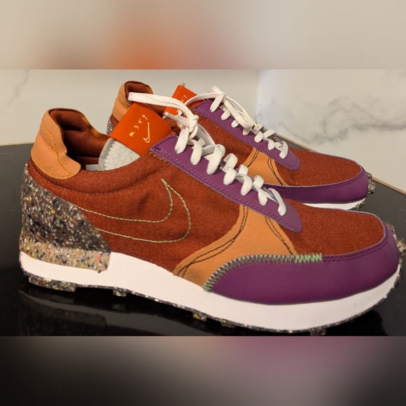 Nike Daybreak Type “Rugged Orange/Monarch” Sneakers Men's Size 8 NWOT MSRP $94.9 - Picture 7 of 11